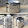 Solidified Alcohol Wood Outdoor Stove